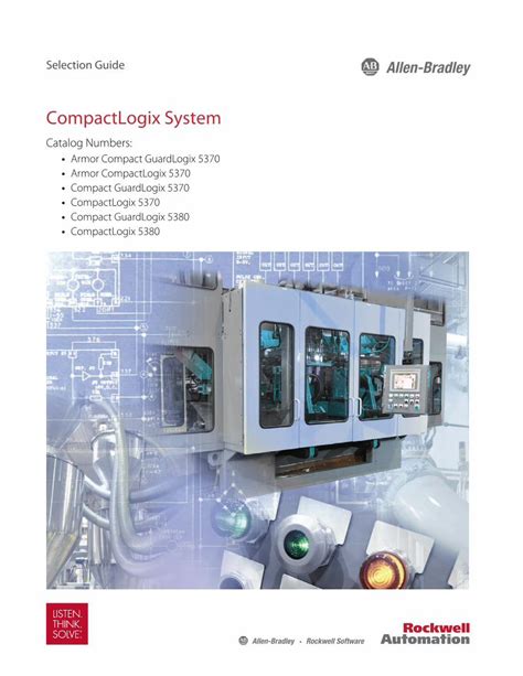 controllogix selection guide|CompactLogix and Compact GuardLogix Systems .